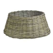 Red Hamper Rattan Christmas Tree Skirt - View 5