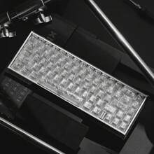 130+ 白色侧印碳纤维纹理键帽，Cherry 高度，侧印半透明，兼容 Wooting 磁吸轴及其他机械键盘，键帽套装，游戏键帽，PBT 键帽，定制键帽，替换键帽，背光键帽，可爱键帽，键盘配件 - 查看 4