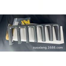Juego de 2 ganchos de rifle de borde para montaje en pared - Ganchos de metal en forma de J para almacenamiento - Superficie plateada brillante - Ver 9