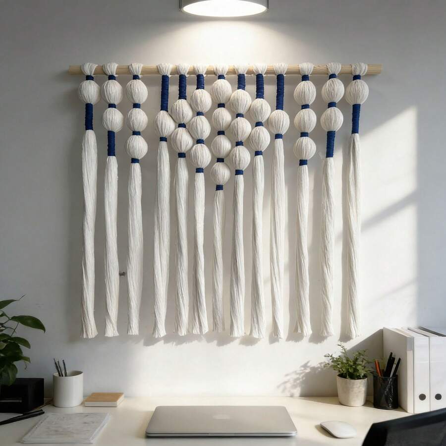 Handmade Boho Woven Wall Tapestry, Original Creative Vintage , Large Size Precious Art Decor For Living Room, Hallway - one-size - View 1