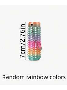 2个成人减压手部按摩玩具，有助于肌肉放松和缓解压力，迷你疼痛刺激和减压玩具，方便上班族随身携带，适合旅行、户外、办公室、返校等场合，便携式3D打印透气钥匙扣挂件，触感工具，表面纹理凸起和透气孔设计。 - 多色 - 查看 15