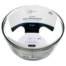 4 Quart Glass Mixing Bowl For Baking And Kitchen Use - 1 - View 6