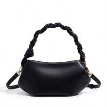 2026新款欧美饺子造型六边形编织单肩斜挎包，女士款 - 彩色 - 查看 1