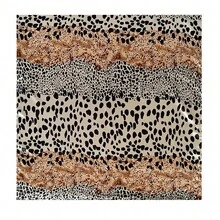 1pc Women's Fashion Leopard Print 90cm Square Scarf, Versatile Bandana Headwrap, Suitable For All Seasons - 03-light Camel - View 2