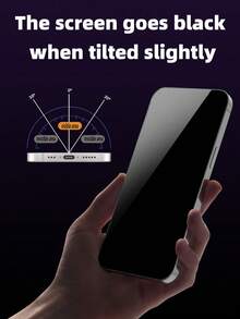 2pcs Full Coverage Tempered Glass Screen Protector, Compatible With OPPO, Full Coverage, Anti-Peeping, Anti-Scratch, Anti-Fingerprint, Easy Installation, No White Edges, No Bubbles - Black - View 3