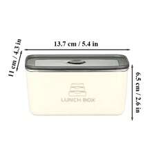 2pcs Stainless Steel Food Storage Containers With Lids, Double-Layer Structure, Anti-Scald Design, Suitable For Microwave And Dishwasher, Mini Bento Boxes For Snacks, Fruits, Vegetables, Dumplings, Meat, Eggs, Ginger, Garlic, Onions - Reusable, Multipurpose, Leak-Proof, For Home And Kitchen Use - White - View 1