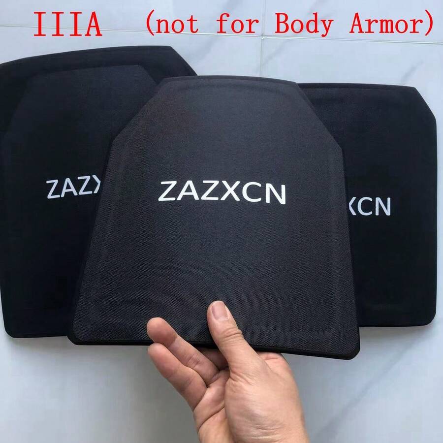 1PC PE Bulletproof Ballistic Panel Vest 10"X12" 11"X14" NIJ IIIA GA3 Stand Alone Plate Lightweight Bullet Proof Shield(Not For Body Armor)