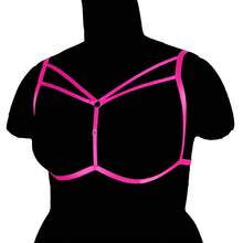 Bộ đồ lót gợi cảm phong cách Gothic có thể điều chỉnh, bao gồm áo corset, dây nịt toàn thân, quần lót và thắt lưng, thích hợp cho trang phục đi club và múa cột. - Nhiều màu - Xem 5