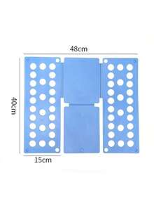 多功能衣物折叠板，耐用塑料衬衫折叠收纳架，轻松整理衣物，节省空间，适用于T恤、裤子、连衣裙和毛巾 - 彩色 - 查看 8