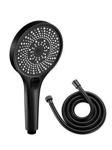 3 Modes Adjustable Large Panel Handheld Shower Head Pressurized Shower Head For Household Bathroom - Spiral Panel - View 12