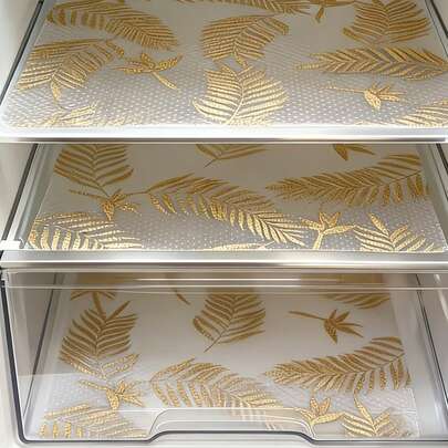 4 pièces Tapis réfrigérateur imperméables - anti-humidité, antidérapants, lavables, réutilisables. Fabriqués en matériau EVA avec un motif citron original. Convient pour le réfrigérateur et la décoration de cuisine. Peut également être utilisé comme tapis de réfrigérateur, doublures de tiroir, doublures d'étagère, nappes, doublures d'armoire à chaussures et doublures d'armoire. Cadeau de la Saint-Valentin, articles ménagers, fournitures de cuisine, articles faits main