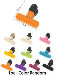 1/3pcs Sealing Clips, Food Preservation Clips, Household Snack Airtight Sealing Clips. Minimalist Plastic Bag Plastic Sealing Clips. T-Shaped Food Sealing Clips. - Multicolor - View 12