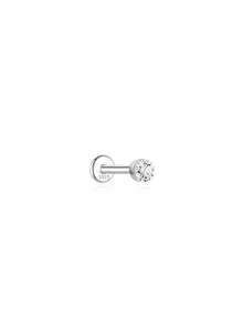 Moissanit Ohrstecker für Frauen und Männer 0,03-0,3CT S925 Sterlingsilber hypoallergene Ohrringe Hochzeitsschmuck für Frauen und Männer D Farbe VVS1 Klarheit - Silber - Übersicht 9