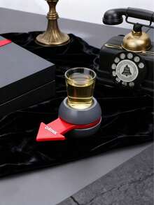 Rotary Russian Roulette Alcohol Party Toy Shot Glass Drinking Game Set With Non-Slip Base And Glass Holder - Multicolor - View 6