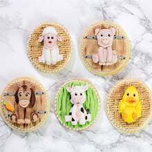 1pc Multi-Design Animal Decorative Fondant Silicone Mold, Fondant Cake Decorating Tool, Silicone Mold, Candy Cupcake Chocolate Mold, Kitchen Accessory, Baking Tool - View 6