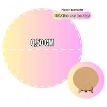 Round Table Backdrop Cover Happy Birthday Sublimated With Elastic 50*50cm - 生日快樂 - 28歲 - 查看 3