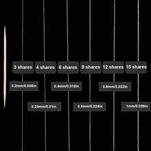 1套耐磨珍珠线，无弹性绳 - 优质超细，适用于项链、手链、DIY吊坠 - 白色 - 查看 5