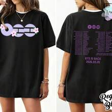 BTS World Tour 2026 Arirang Shirt, Kpop Army Concert Outfits, Bangtan Comeback 2026 Merch, BTS Concert Merch Sweatshirt, Gift For Kpop Girls - màu đen - Xem 1