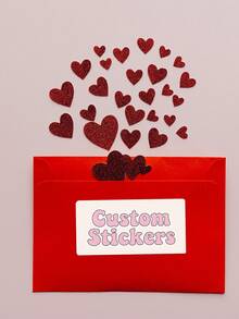 1–120 st. rektangulära klistermärken – med personliga etiketter, varumärkeslogotyper, företagsdekaler, fraktetiketter och ordersigill. Dessa klistermärken fungerar som den perfekta sista touchen för bröllopsgåvor, födelsedagspresentpåsar, kuvertsigill, festdekorationer och ljus. - Multifärgad - Visa 7