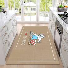 Digital Printed Non-Slip Washable Runner & Area Rug With Frame Pattern | Modern, Scandinavian, Boho & Classic Styles | 100% Polyester | MADE IN TURKEY - Multicolor - View 8