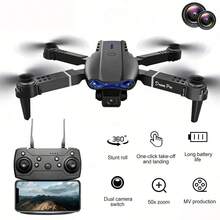 E99 Pro 无人机带摄像头 专业高清双摄像头 WiFi 光流无人机航拍四轴飞行器玩具 - 彩色 - 查看 3