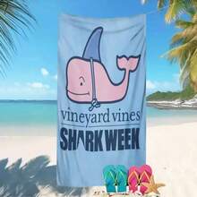 Khăn tắm biển Vineyard Vines Creative Brainwave sợi siêu mịn, nhanh khô, siêu mềm, thiết kế chắc chắn, thích hợp sử dụng ở bãi biển và hồ bơi. - 1 - Xem 4