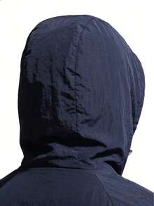 Áo khoác gió nhẹ, thoáng khí, phối màu hải quân, áo khoác chống nắng đa năng mùa hè dành cho nam. - Màu xanh lam - Xem 6