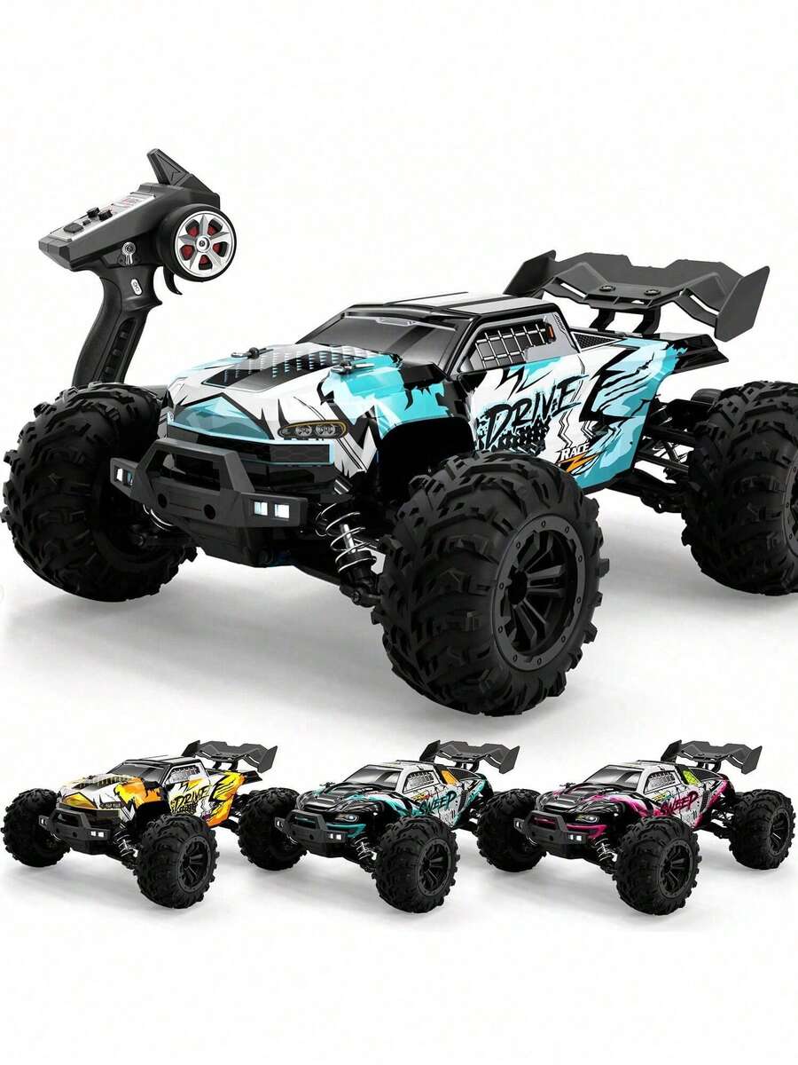 1:16 Scale 4WD Remote Control Stunt Car With LED, High Speed Drift All-Terrain, RC 4x4 Climbing Off-Road Vehicle, & Christmas Gift