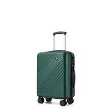 Hard-Shell Luggage Set | 20-Inch Carry-On (Cabin), 24-Inch Medium Checked Bag, 28-Inch Large Checked Bag | ABS+PC, 360° Quiet Wheels, Combination Lock | For Holidays, Business, Family & Weekends - Green - View 14