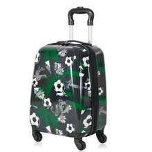 Maleta de niños,con 18 pulgadas,para viaje de 4 ruedas ,usar facil - Verde militar - Ver 2