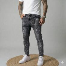 Men's Skinny Jeans / Street Style / Player - jugador/07 - Ver 1