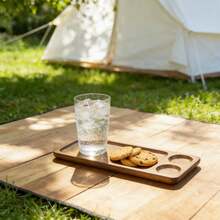 1 khay gỗ hình chữ nhật, khay vuông gỗ tối giản kèm đế lót, thích hợp để đựng nến, nước hoa, đồ ăn nhẹ, cà phê trong phòng ăn, phòng khách, tiệc tùng ngày lễ. - 1 tấm pallet gỗ hình chữ nhật - Xem 7