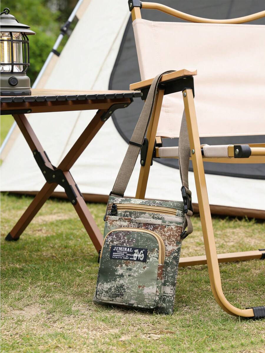 JEMINAL 多功能手机包，休闲单肩斜挎小包，护照零钱包，腰带环腰包，迷彩