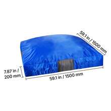 Crash Pad, 5 X 5 Ft Crash Pad For Kids Sensory With Foam Blocks And Washable Cover, Large Soft Foam Landing Zone Giant Pillow Mat, Sensory Room Equipment For Children Jumping, Relaxing & Play - Blue 5*5ft Oxford Cloth - View 10
