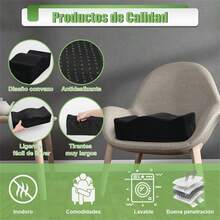 Bbl Pillow Post-Operative Buttock Augmentation Cushion - Black - View 3