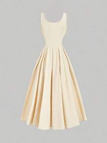 Women Midi Dresses - Navy Blue - View 10