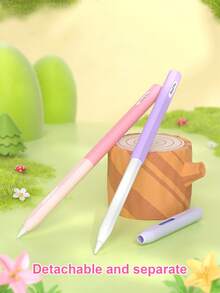渐变色分段式触控笔套，兼容 Apple Pencil 第二代/Pro，支持磁吸充电 - 彩色 - 查看 4