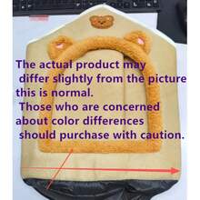 Ngôi nhà giường ngủ gấp gọn cho thú cưng, phù hợp cho mèo và chó, có thể giặt được, thoải mái và ấm áp, kiểu hang ngủ cho cún con. - nhiều màu - Xem 10