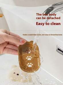 Dual-Layer Detachable Soap Dish, Bathroom Soap Holder, Non-Slip Soap Tray For Home Use - Multicolor - View 7