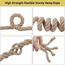 10m Natural Brown 4-Strand Macrame Rope, Suitable For Macrame Weaving, Cat Scratching Posts, Garden Decor - Multicolor - View 6