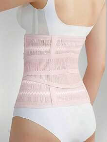 Women's Postpartum Belly Wrap, Slimming Waist Trainer - 淺粉色 - 查看 4