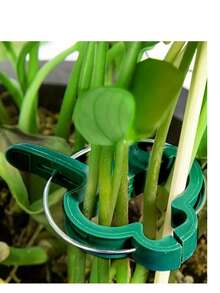 Bộ 31 kẹp buộc cây ngoài trời, kẹp cố định cây hoa, kẹp làm vườn/kẹp trồng cây/kẹp nhựa dùng cho cây cà chua. - / - Xem 1