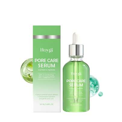 蕴含仙人掌提取物的毛孔护理精华液，保湿柔滑，打造净透肌肤