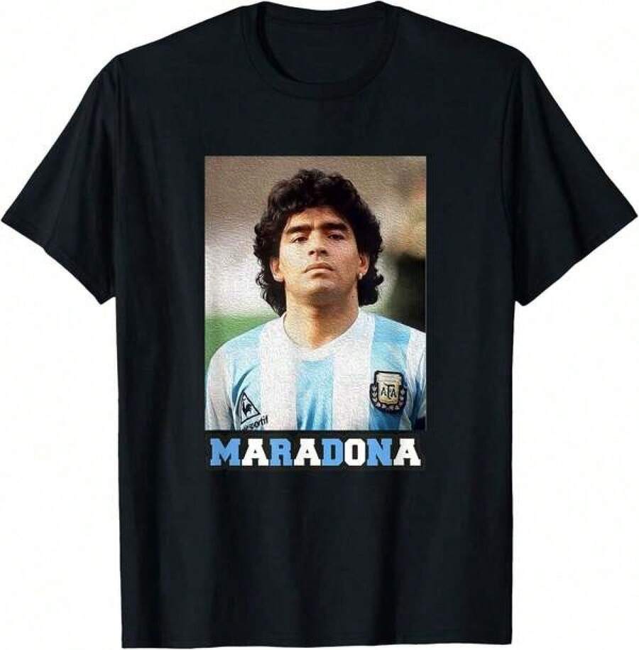 2026 World Cup Graphic Tees, Men's & Women's Argentina FootballJersey Number 10 - Retro Soccer Shirt WithArgentina Flag Design, Soccer Jersey, Teen Summer Clothes, Shirts For Adults & Kids, Family Matching Outfit, Comfort Fit CrewNeck T-Shirt For Training, Fan Apparel & Casual Wear (Machine Washable) - UnisexFor All-Season Use, Adult And Children's Sizes - 黑色15 - 查看 1