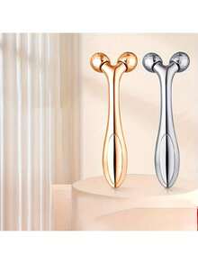 3D Face Lift Roller Massager, 360 Degree Rotating Roller Massager Y-Shape Face Lift Massager, Massage Roller, Beauty, Facial Massage Tool, Handheld Massager, Ergonomic Design, Lightweight Massager, Durable Material, Massage Device, Beauty Roller, Spa At Home, Beauty Lovers-Halloween,Christmas,Fall,Winter, Supplies, - 1PCS(金) - 查看 7