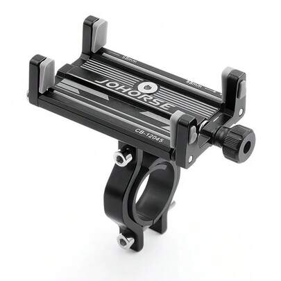 360° Rotatable Aluminum Alloy Motorcycle/Bicycle Phone Holder, Universal Bike Phone Mount For Handlebar, Suitable For Motorcycles, Bicycles, Electric Vehicles, Mountain Bikes, Road Bikes, Cycling Accessories, Electric Bicycle Parts, Compatible With Various Vehicles, Easy Installation, Applicable For Cycling Gear, Bicycle Decoration, Vehicle Accessories, Cycling Navigation, Food Delivery, Outdoor Sports, Outdoor Activities, Phone Accessories, Gifts For Men And Women