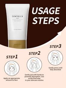 SKIN1004 1瓶75ml 積雪草修復保濕霜，高濃度積雪草舒緩泛紅、強化屏障，輕盈長效保濕霜，適用乾性敏感痘痘肌，陽光與季節護理 - 新積雪草修護保濕霜75ml - 查看 5