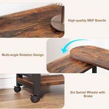 Office Desk - Brown - View 6