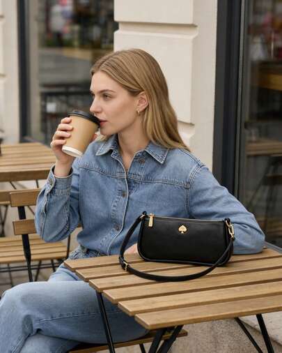  Kate Spade Women Hobo Purses Shoulder Zipper Bag Handbag