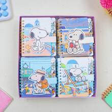 SNOOPY 1pc A7 Classification Coil Cartoon Creative Cute Student Notebook Random Style - Multicolor - View 5